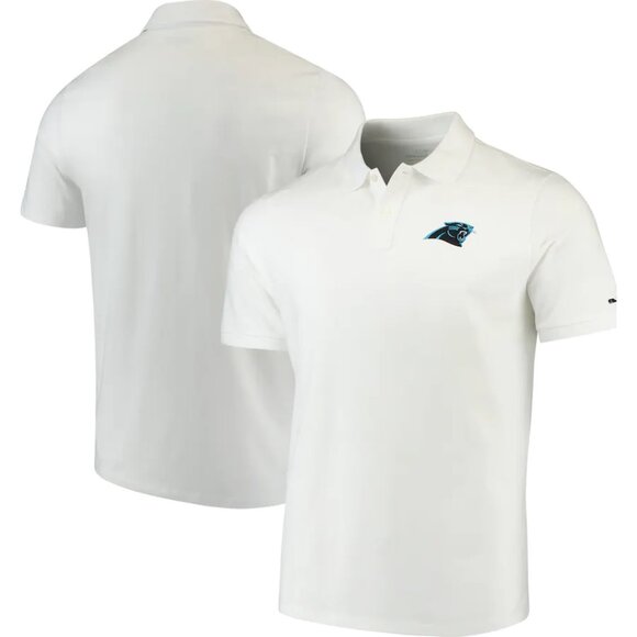 Carolina Panthers Men's Antigua Embroidered Legacy Pique Polo - Picture 2 of 4